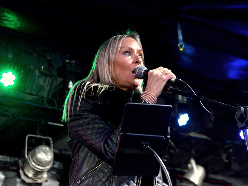 Pauline Jones party singer performing live at an event
